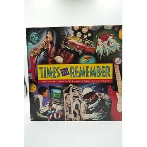 Times to Remember Board‎ Game 1991 Milton Bradley Pop Culture Trivia Complete